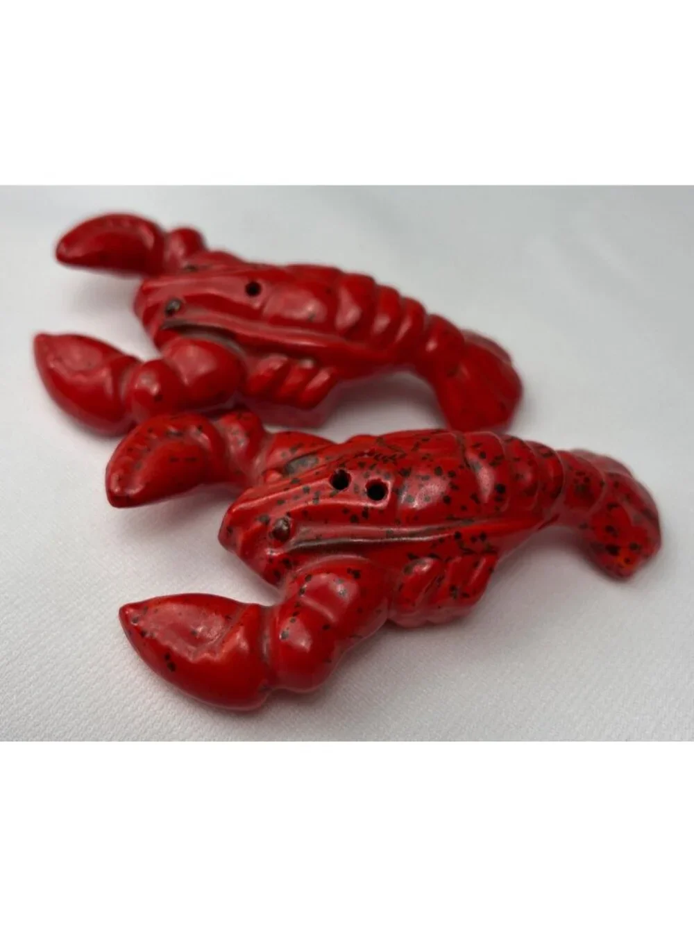Red Lobster Salt & Pepper Shakers Ceramic Japan Decorative Vintage